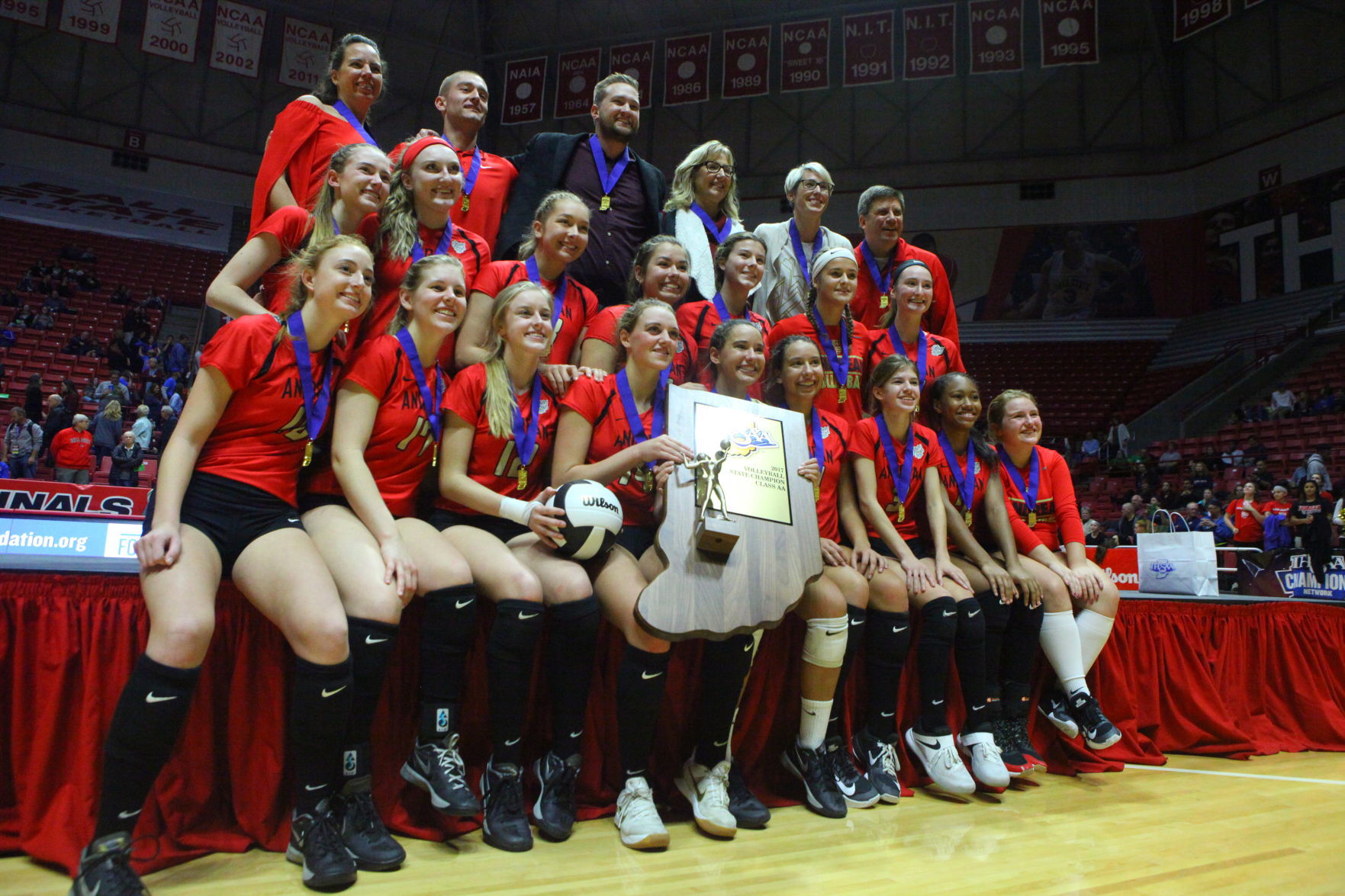 Gallery: Volleyball Class 2A State Finals - Andrean vs. Christian Academy of Indiana